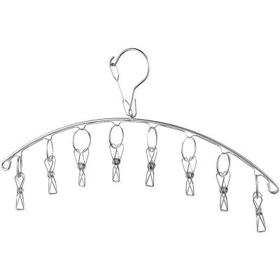 China Multifunctional Stainless Steel Socks Drying Hanger Hanger for Sock Hooks for sale