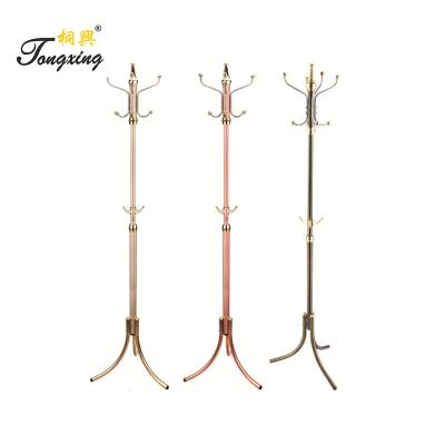 China Multifunctional Cast Iron Stainless Steel Tree Coat Racks Living Room\Bedroom\Hotel\Dorms for sale