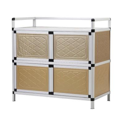 China Popular Model Philippines Aluminum Storage Kitchen Furniture Sideboard New Organizer for sale