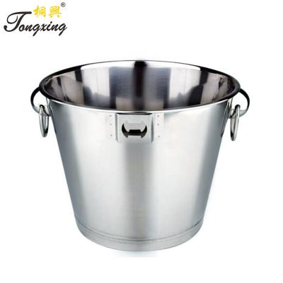 China Durable durable stainless steel ice bucket wine bucketwith bottle opener Champagne bucket for bar table for sale