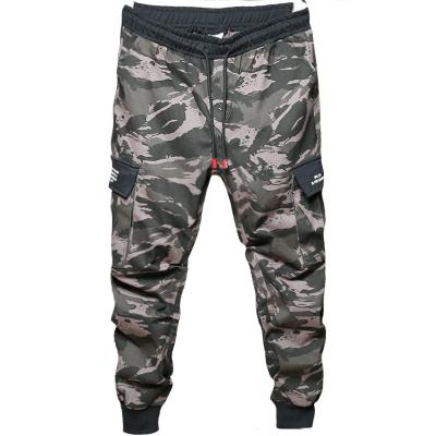 China M-9XL Anti-wrinkle Camouflage Street Wear Fashion Loose Multi-pockets Plus Size Mens Cargo Pants for sale