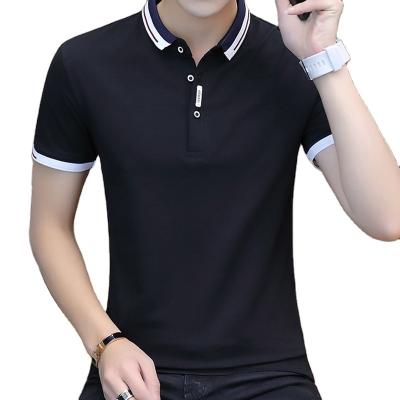 China Anti-Wrinkle Fashion Wholesale Casual Business Solid Color Polo Shirt For Men Clothing for sale