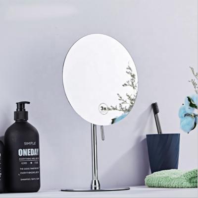 China High Quality Best Price Makeup Magnifying Desktop Round Mirror For Bathroom Bedroom Toilet Bedroom for sale