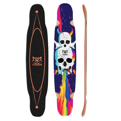 China Outdoor Activities Factory Wholesale Custom Canadian Maple Longboard Deck for sale