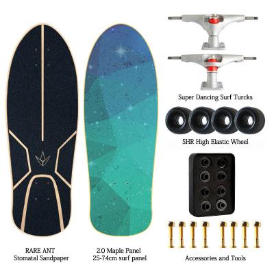 China Rare Custom 2.0 Adult Surfskate Deck Ant Board Deck Surfskate Carver for sale