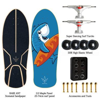 China 2.0 Truck Ant Surfskate Board Bag Slide Surfskate Adult Rare Surfskate Shark Wheel for sale