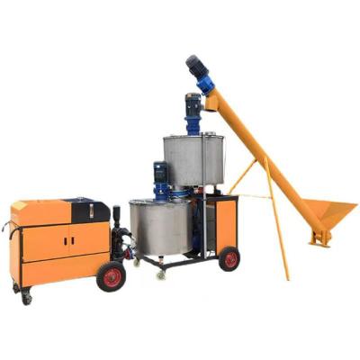 China Plaster Construction Safe Operation Gypsum Texture Sprayer Machine / Automatic Gypsum Plastering Machine for sale