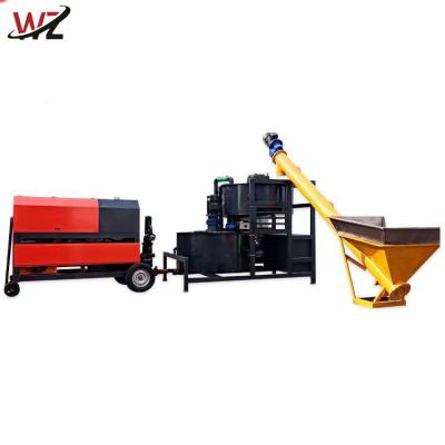 China Plaster construction gypsum sprayer putty cement mortar powder wall spraying machine full automatic for sale