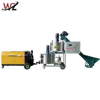 China Electric Cement Mixer Pouring Cement Mud Plastering Airless Cement Mortar High Pressure Electrostatic Wall Gypsum Pump Sprayer Machine for sale