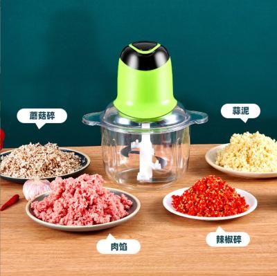 China Morden Household Small Food Use Automatic Multifunctional Plastic German Meat Cleaver Electric Meat Chopper 2l 3l for sale