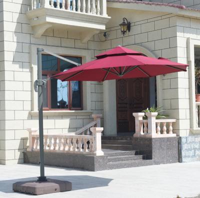 China Outdoor Umbrella Modern Base Garden Umbrella Parasols Heavy Duty Outdoor Umbrellas For Restaurant for sale