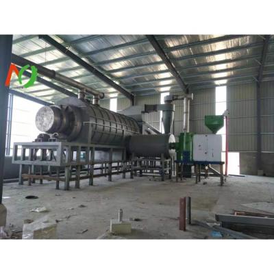 China Fabriek 304 roestvrij staal Automatisering Hout Biomassa Carbonisatie Machine Te koop