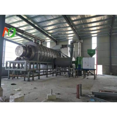 China Energy Mining Wood Charcoal Carbonization Furnace with Design Input Material Size 20mm for sale