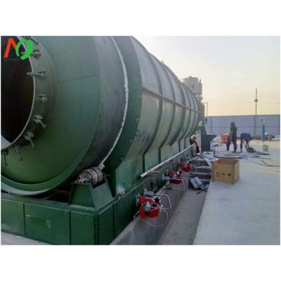 China Large Capacity Waste Tire to Diesel Fuel Oil Machine for Final Product 1 Pyrolysis Oil for sale