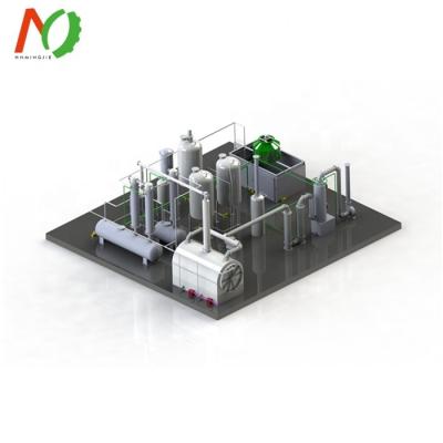 China 220V 380V Mini Refinaria de Óleo Máquinas de reciclagem de óleo de motor usado Destilação de óleo usado à venda