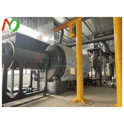 China Waste Rubber Tire Plastic Pyrolysis Carbon Black Plant for Tire Pyrolysis Oil Production Line for sale