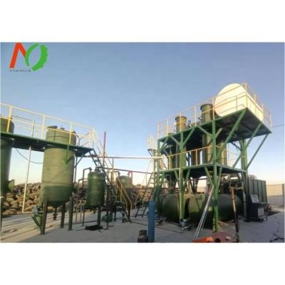 China Pyrolysis Oil Distillation Machine for Recycling Used Motor Oil to Diesel/Gasoline for sale