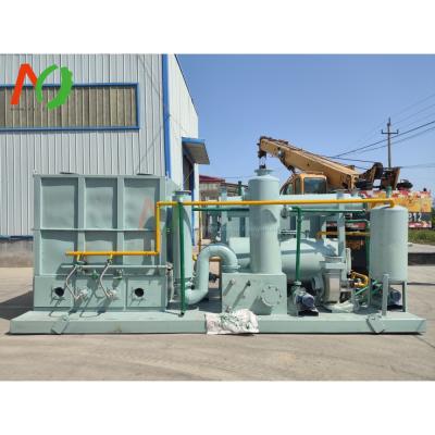 China 50L/min Flow Pyrolysis Oil Distillation Plant for Negative Pressure Machine Oil Purifier for sale