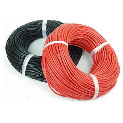 China Conduction Silicone Electrical Cable with Gauge 14AWG Stamped Flexible Copper Wiring Silicone Wire for RC Lipo Battery for sale