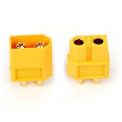 China UHF Mass Up Bullet XT60 Male Female Connectors Plug UAV XT-60 Model Car Model Ship Model Yellow Blue Plug For RC for sale