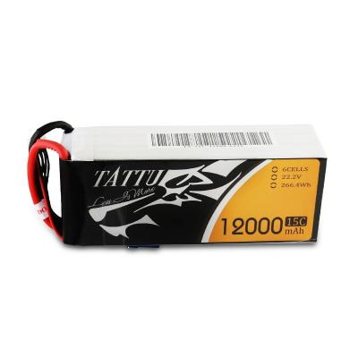 China Best TATTU 22.2v 6s 12000mah Lipo Agricultural UAV Battery Selling Package For Agricultural UAV Sterilizing Drone for sale