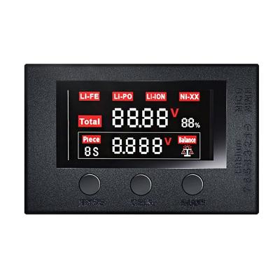 China RC Battery HotRc BX200 2-7S Lipo Battery Voltage Tester Low Voltage Buzzer Alarm Battery Voltage Controller LED Display for sale