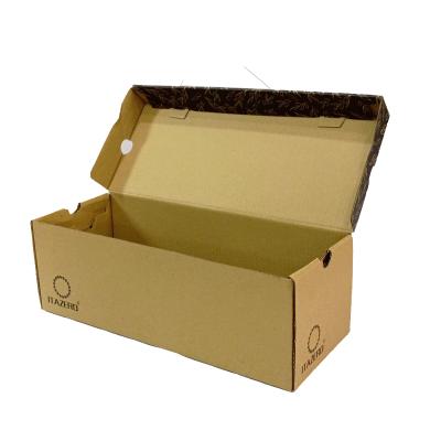 China Recycled Materials Wholesale Shoe Storage Box Kraft Paper Boxes Eco Friendly Paper Luxury for sale