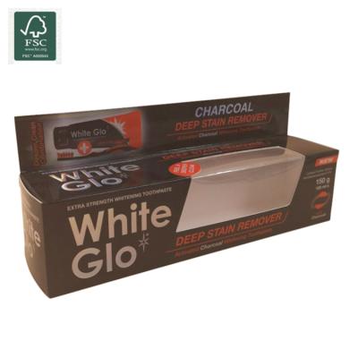 China Fashionable custom high-grade toothpaste box box daily toothpaste necessities logo can be customized for sale