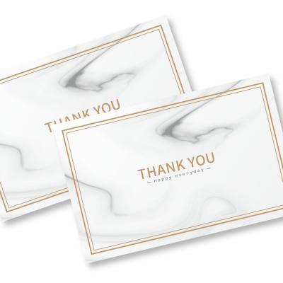 China Recyled Eco Friendly Paper Greeting Thank You Cards Business Gift Cards Printing With Logo for sale