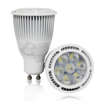 China 7W Ra 70 GU10 / MR16 SMD Dimmable Led Spotlight Bulbs 100LM/W for sale