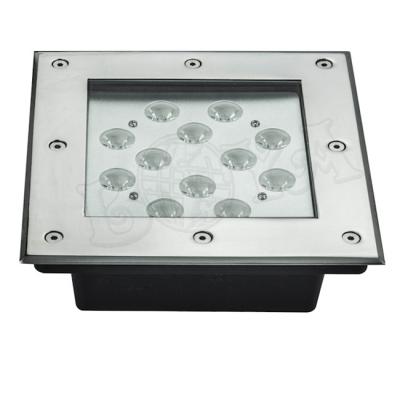 China Square Low Voltage 1200LM 12 W LED Underground Light For Factory / Offices for sale