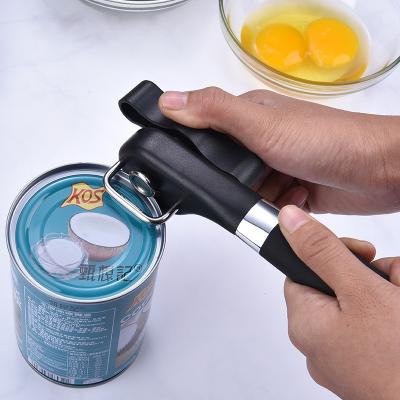 China Multifunctional Professional Custom Made Left Handed Beer Can Viable Stainless Steel Safety Commercial Manual Can Opener for sale