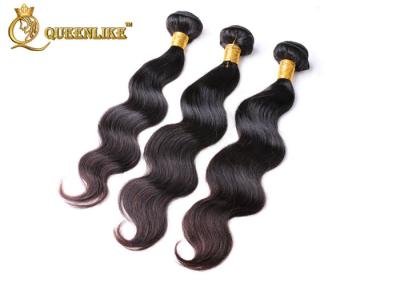 China Natural Black 28 Inch Cambodian Body Wave Hair Weft Tangle Free for sale