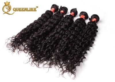 China 100% Unprocessed Peruvian Deep Wave Hair , Peruvian Curly Hair Extensions for sale