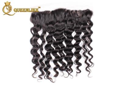 China Brazilian Single Drawn Loose Wave Lace Frontal For Sexy Ladies for sale