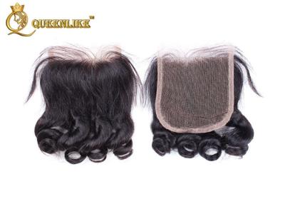 China One Donor Virgin Human Hair Lace Closure Full Cuticle Fumi Curly Hair Closure for sale