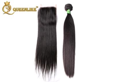 China Brazilian Virgin Human Hair One Donor Human Hair Lace Closure Straight Hair Lace Closure for sale