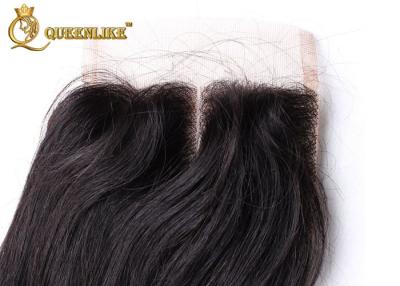 China 5A Virgin Middle Part Lace Closure 100% Brazilian Hair Closures for sale