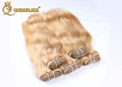 China Extensiones rectas sedosas europeas rubias del cabello humano 613# ningún vertimiento en venta