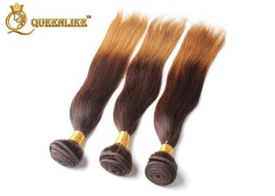 China Grade 6A Two Tone Remy Human Hair Extensions Brazilian Straight Hair Weave for sale