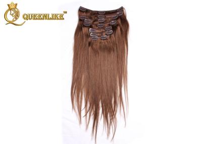 China Clip de Brown #6 de la belleza en la armadura de la extensión del pelo para señora atractiva SGS en venta