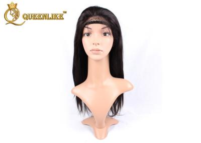 China 100% Real Brazilian Straight Virgin Lace Front Wigs Black Women for sale