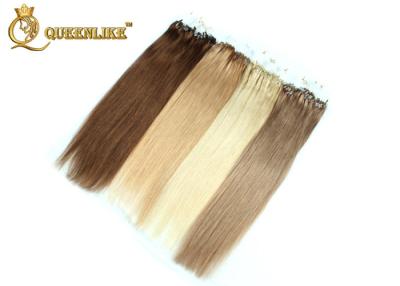 China Las extensiones micro del cabello humano del lazo del color del chocolate enredan gran longitud de la conclusión completa libre en venta