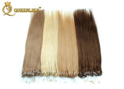 China Color de las extensiones 60# del pelo de Microring del europeo extensión del pelo de 20 - 22 pulgadas en venta