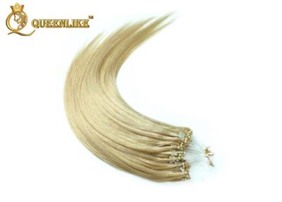 China Extensiones micro europeas del cabello humano del lazo/extensiones micro del pelo del lazo del anillo en venta