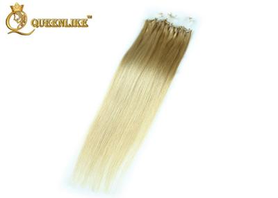 China 100 Brazilian Micro Ring Human Hair Extensions Natural Color No Shedding for sale