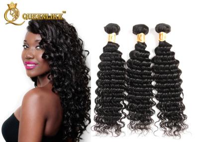 China Fashion And Modern Cambodian Deep Wave Virgin Human Hair Curly Hair Custom Label Packaging for sale