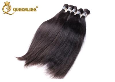 China Cutícula completa cortada do cabelo humano cambojano reto da moça, cabelo humano real para a trança à venda