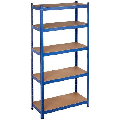 China Storage Shelving Heavy Duty 5 Tier Steel Basement Garage Shelving Rack Unit for sale