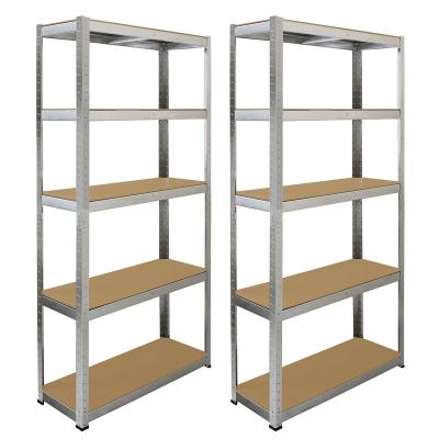 China Storage Shelving Heavy Duty 5 Tier Shelving Unit Racking Industrial Boltless Garage Storage Shelves for sale